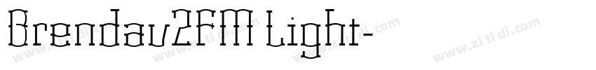 Brendav2FM Light字体转换 Brendav2FM Light字体转换